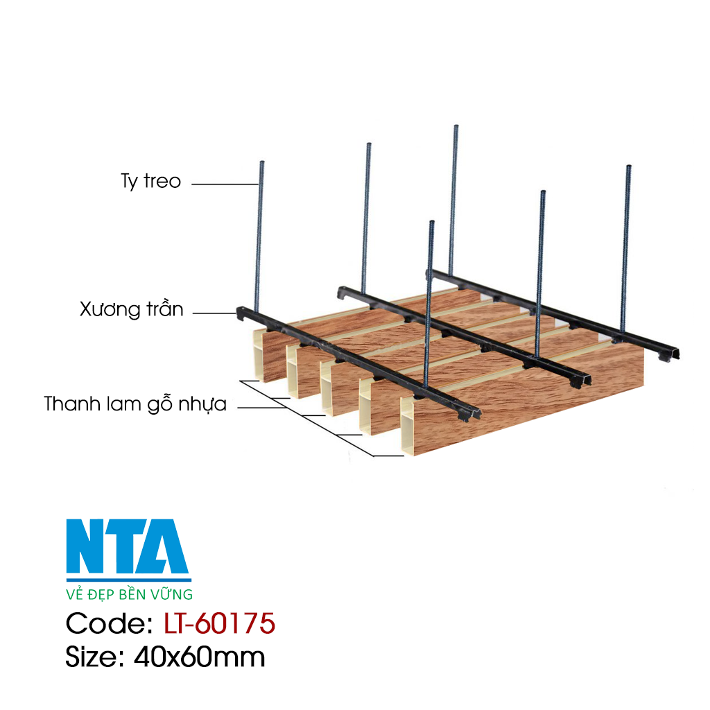 Lam treo trần trang trí LT-60175